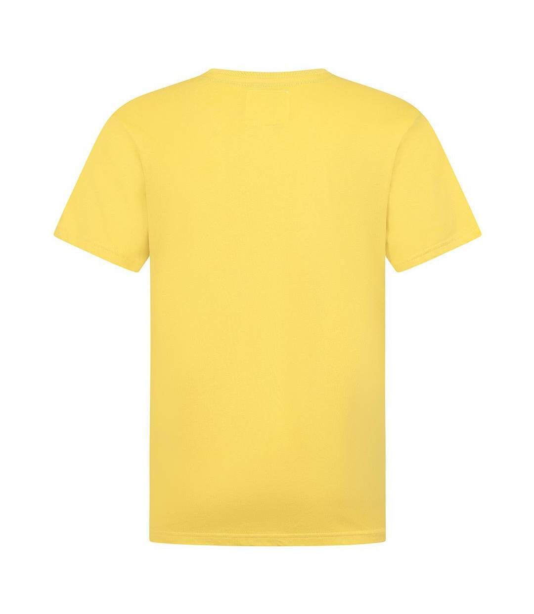 T-shirt Motif/style Surfeur Homme Jaune Lazy Jacks-3