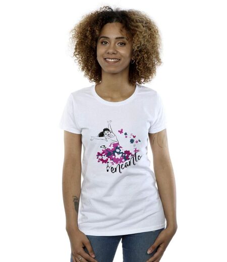 Disney - T-shirt ENCANTO MIRABEL FLOWER - Femme (Blanc) - UTBI19543