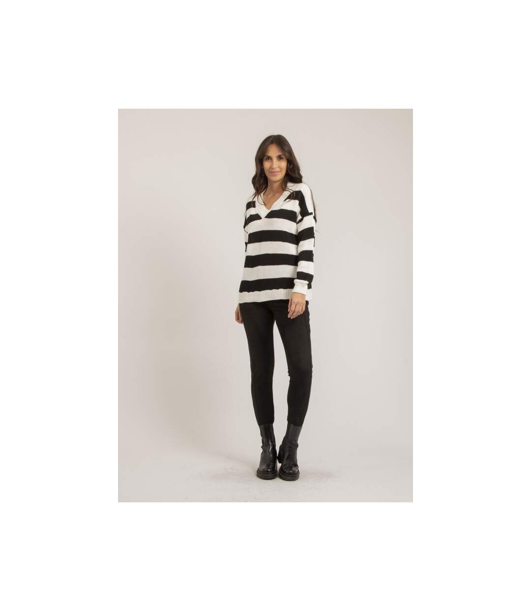 Pull grosses rayures KATURA - Dona X Lisa-4