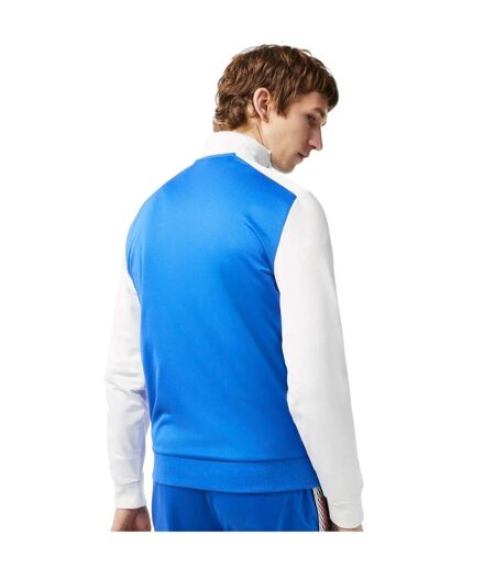 Mens Colour Block Full Zip Regular Track Jacket Kingdom Blue Lacoste