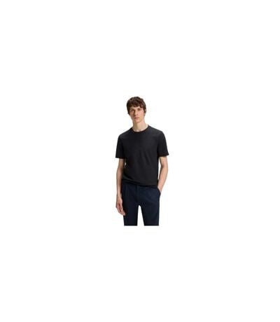 T-shirt Tiburt Homme Bleu Foncé Hugo Boss