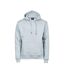 Mens Hooded Cotton Blend Sweatshirt Ice Blue Tee Jays-2