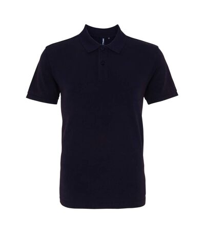 Asquith & Fox Mens Plain Short Sleeve Polo Shirt (Washed Navy) - UTRW3471