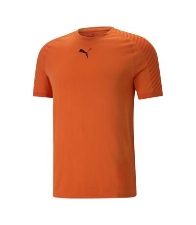 T-shirt Orange Homme Puma Seamless - L