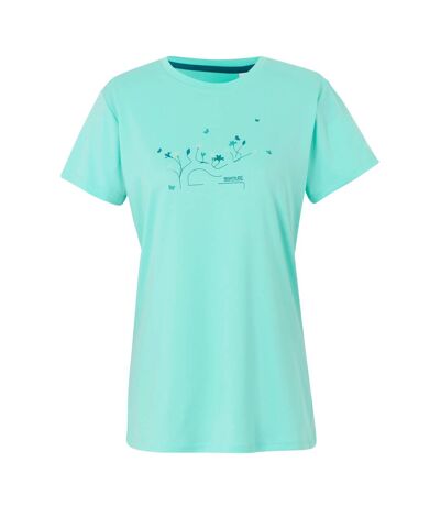 T-shirt fingal femme bleu ciel Regatta