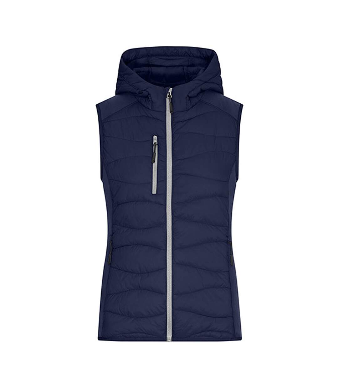 Veste Sans Manches Hybrid Femme Bleu Marine James And Nicholson-1