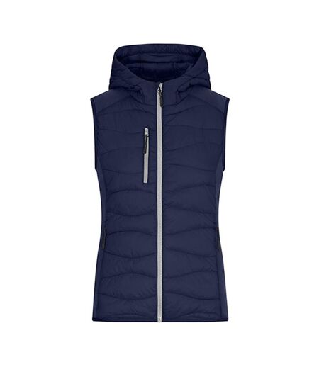 Veste Sans Manches Hybrid Femme Bleu Marine James And Nicholson