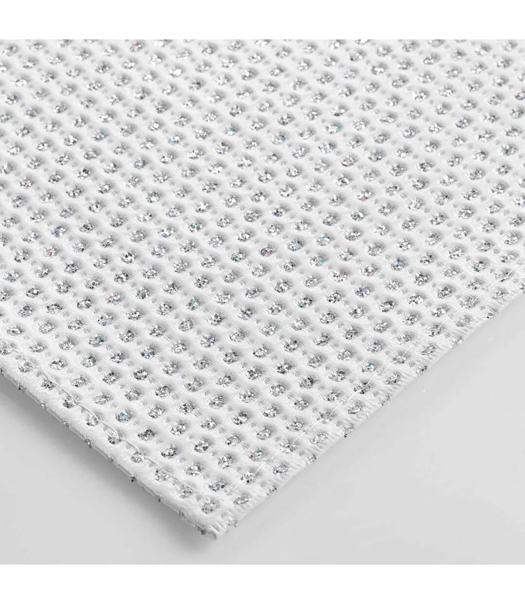 Set de Table Luxurious 30x45cm Blanc & Argent-2