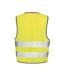 Adults unisex core motorist hi-vis vest fluorescent yellow Result-2