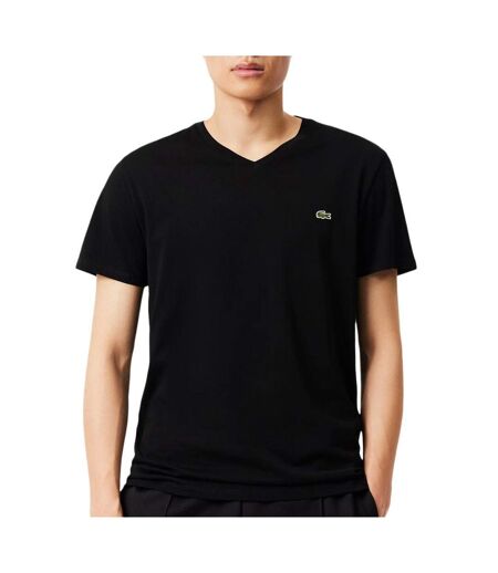 T-shirt noir homme lacoste th6710001
