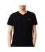 T-shirt noir homme lacoste th6710001-1