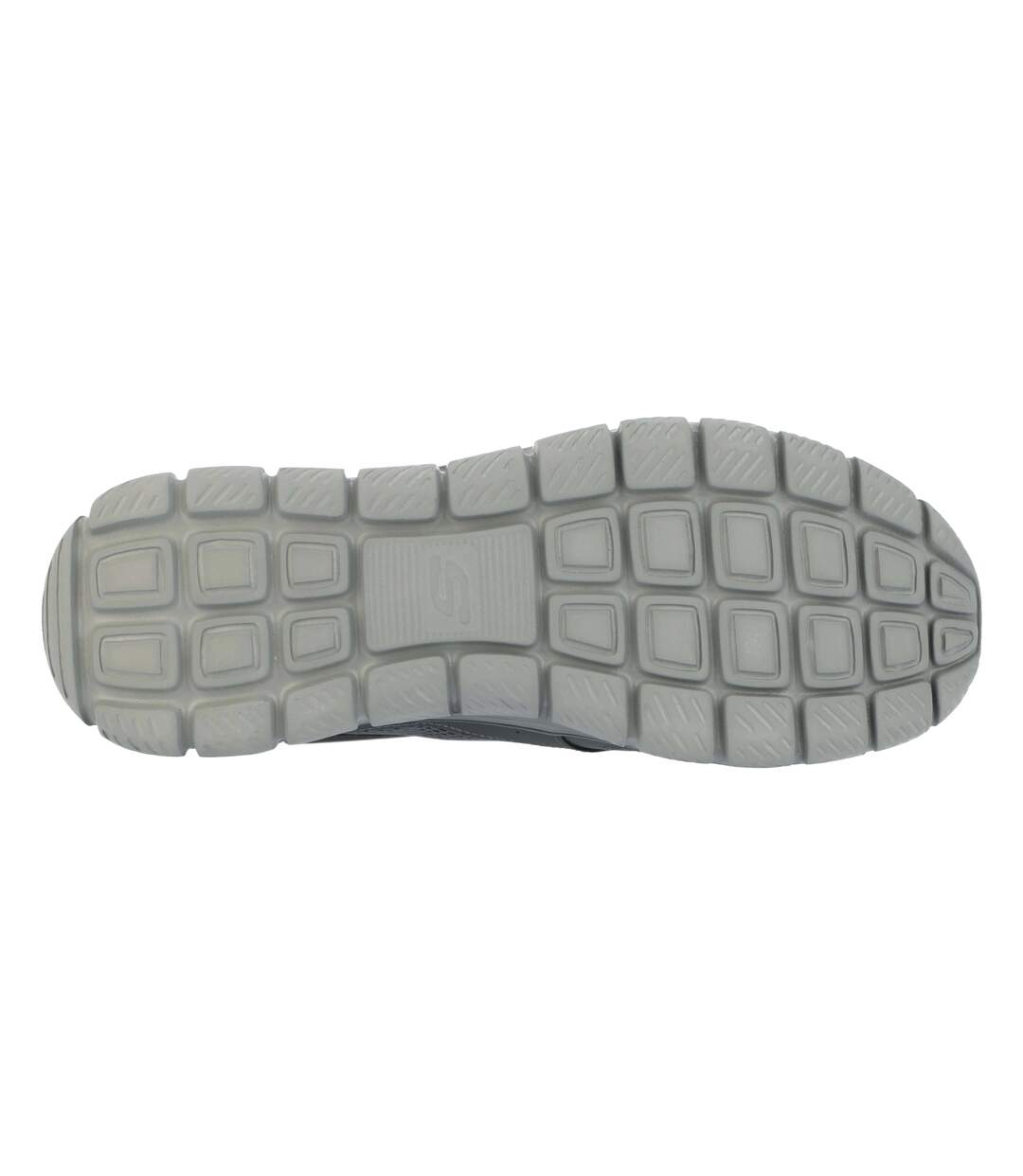 Mens track syntac coated leather trainers charcoal Skechers-4