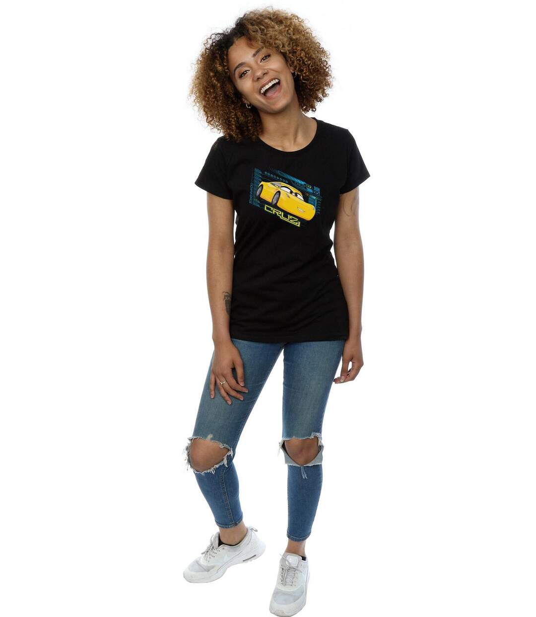 Disney - T-shirt CARS CRUZ RAMIREZ - Femme (Noir) - UTBI13850-4