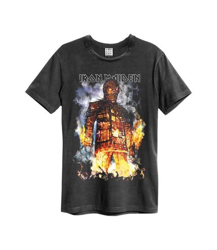 T-shirt the wicker man adulte charbon Amplified