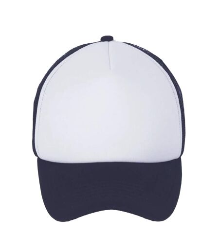 Casquette De Baseball Bubble Blanc Bleu Marine Français SOLS