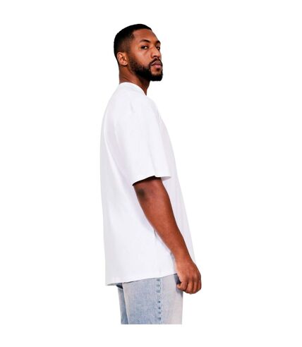 Casual Classics Mens Core Ringspun Cotton Tall Oversized T-Shirt (White) - UTAB628