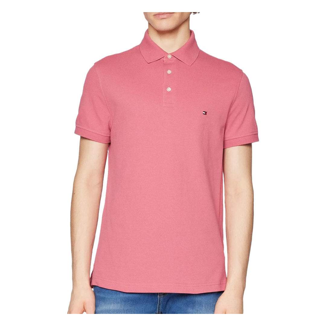 Polo Vieux Rose Homme Tommy Hilfiger 1985 Regular - L-1