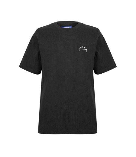 Mens Follet Logo T-shirt Black A-COLD-WALL