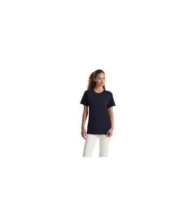 Unisex Adult Pure Cotton T-shirt Deep Navy Fruit Of The Loom