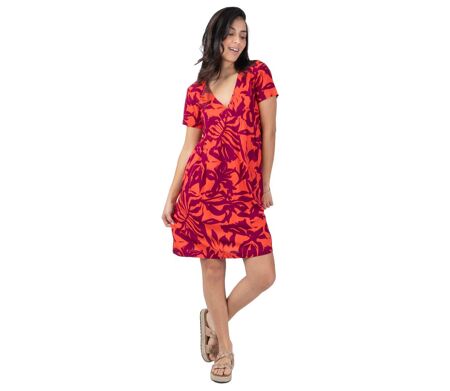 Robe été manches courtes MAJA coupe courte et ample Coton Du Monde