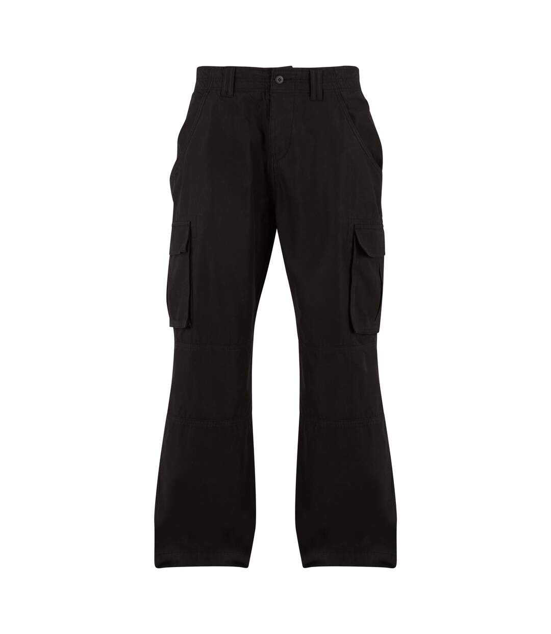 Pantalon À Poches Classic Homme Noir Build Your Brand-1