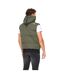 Mens milwaka gilet olive Crosshatch