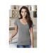 Gildan - T-shirt à col rond - Femme (Graphite chiné) - UTBC3717