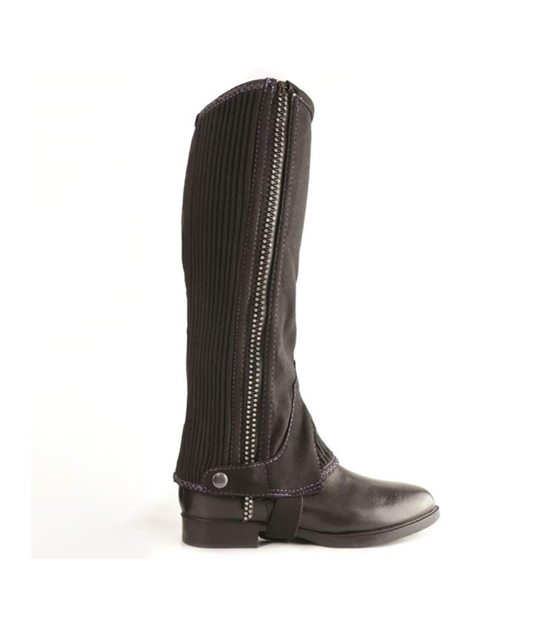 HyLAND Adultes Amara Diamante Half Chaps (Noir) - UTBZ1079