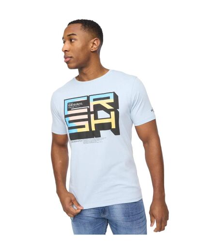 Mens boxvibe t-shirt sky blue Crosshatch