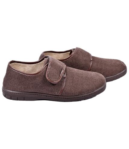 CHARENTAISE Homme Pantoufle PREMIUM MU9985 MARRON