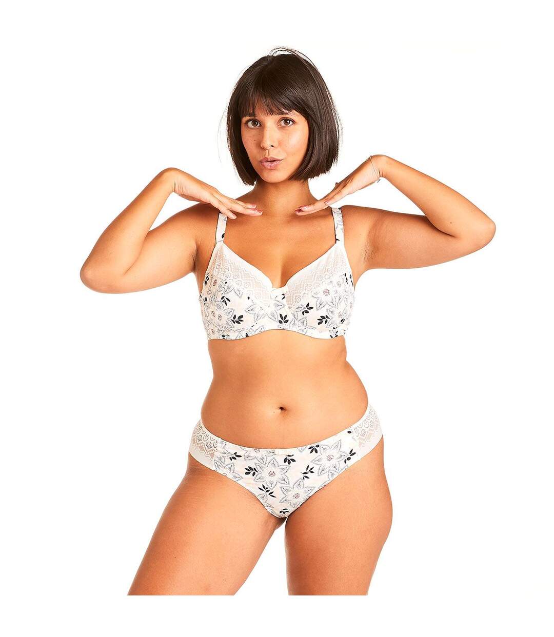 Soutien-gorge grand maintien ivoire Imperatrice