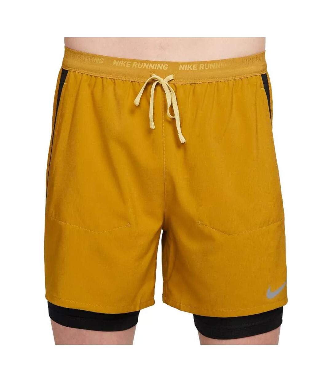 Short Jaune Homme Nike Stride - S