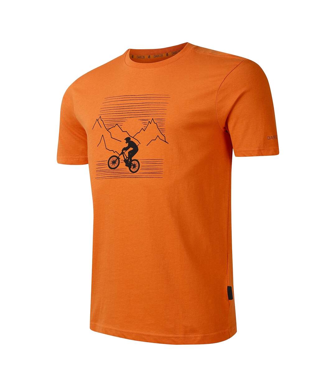T-shirt Motif/style Vtt Movement Homme Orange Brûlé Dare 2B-4