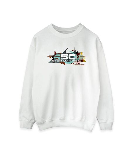Disney - Sweat LIGHTYEAR STAR COMMAND GRAPHIC TITLE - Femme (Blanc) - UTBI25125