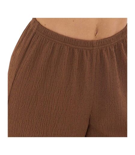 Pantalon Motif/style Texturé Femme Marron I Saw It First