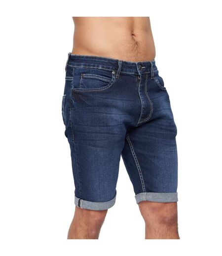 Short Tonwin Homme Bleu Foncé Délavé Crosshatch