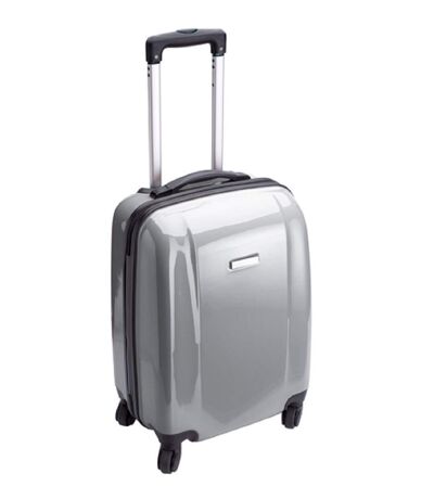 Valise cabine rigide trolley 4 roulettes - 40 litres - NT5392 - gris