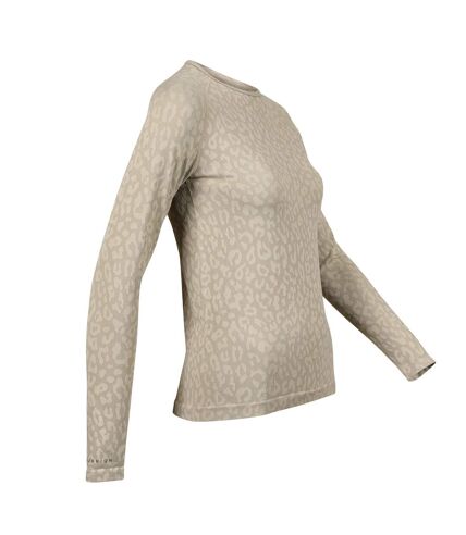 Aubrion Womens/Ladies Balance Seamless Top (Taupe) - UTER1740