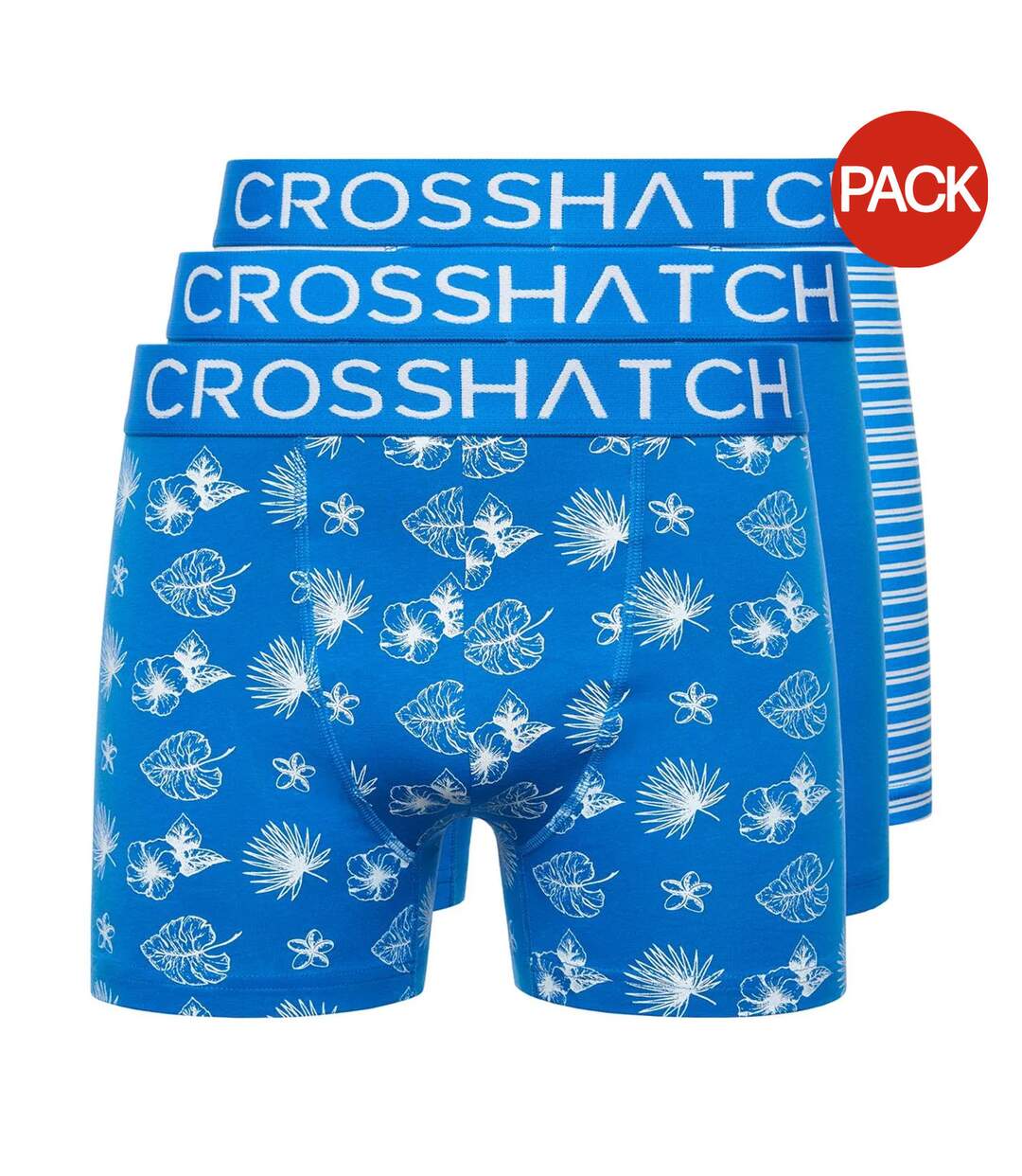 Boxers Hovland Homme Bleu Crosshatch-1