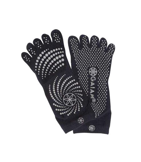 Chaussettes Motif/style Antidérapant Adulte Noir Gaiam