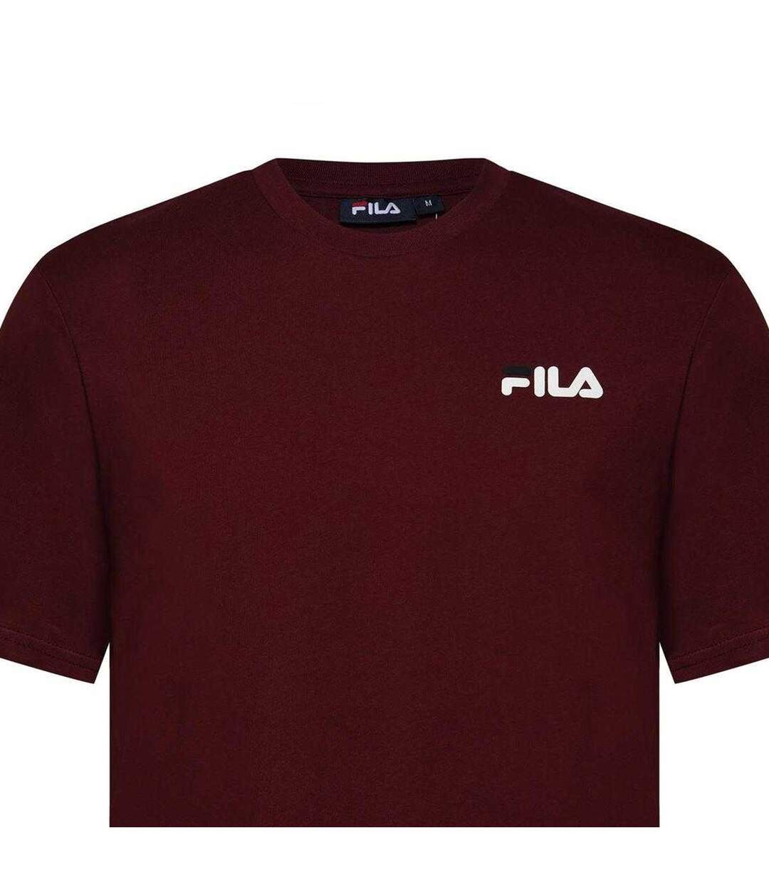 Mens Chaz Graphic Regular T-shirt Tawny Port Fila-3