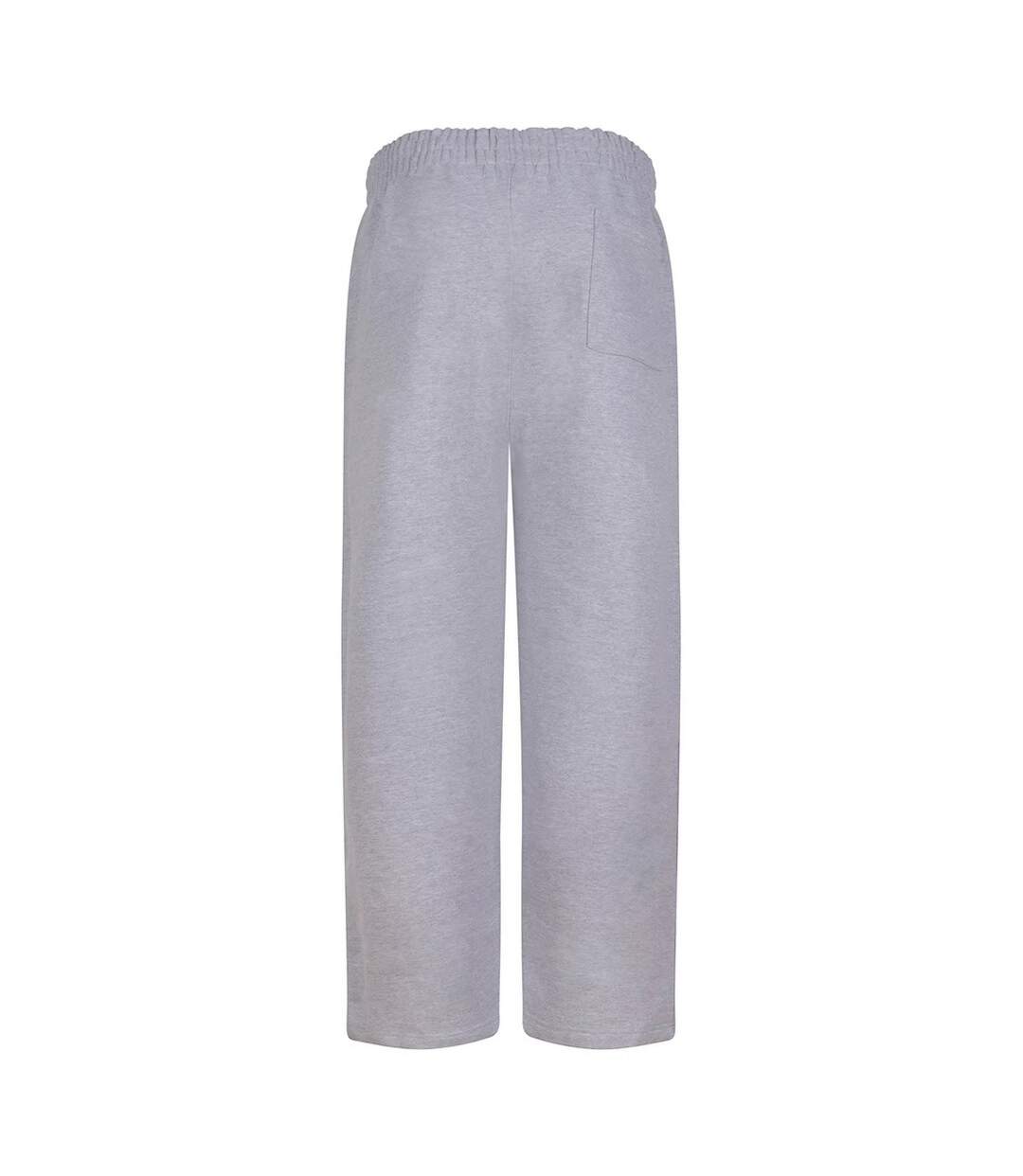 Mens Signature Heavyweight Jogging Bottoms Heather Grey Awdis-2
