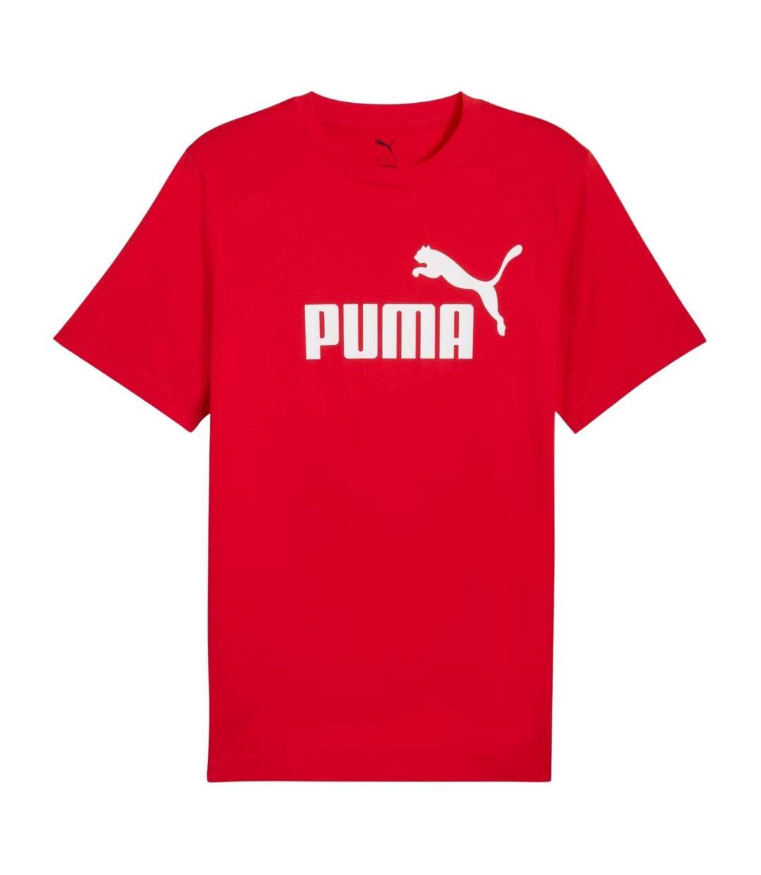 T-shirt Style Logo Ess No.1 Homme Rouge Puma-2