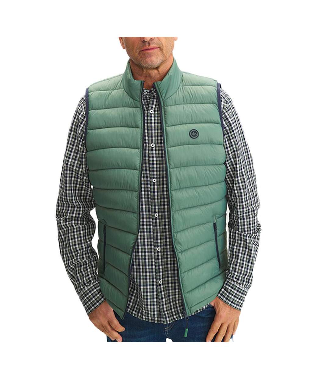 Doudoune Sans Manches Vert Homme TBS Fabian - 3XL-1