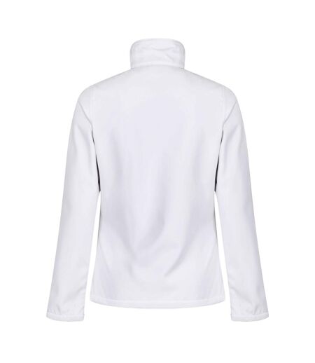 Regatta Standout Womens/Ladies Ablaze Printable Soft Shell Jacket (White/Light Steel) - UTPC3285