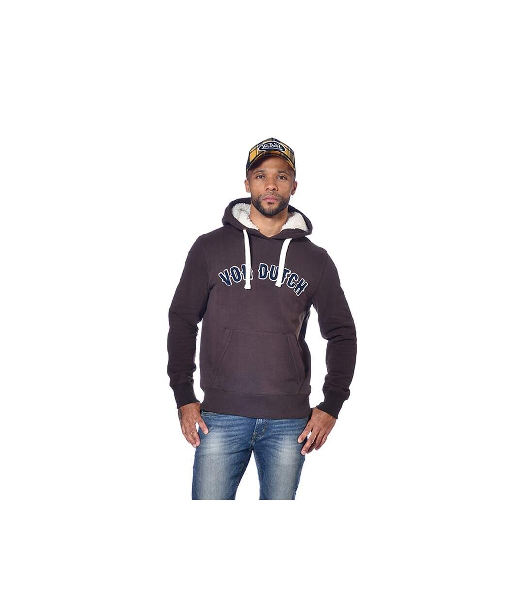 Sweat à capuche doublure sherpa homme Must Vondutch