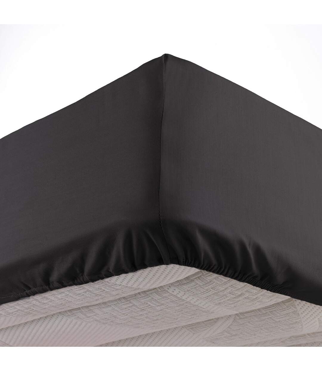 Drap Housse Lina 90x190cm Charbon-1
