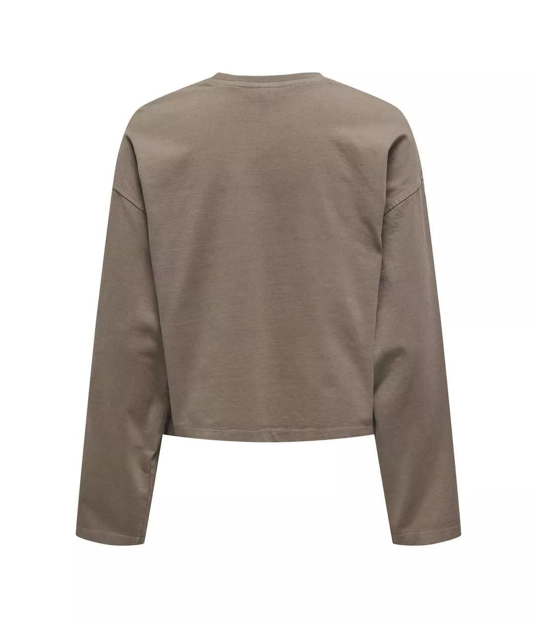 T-Shirt manches longues marron femme jdy washed-2