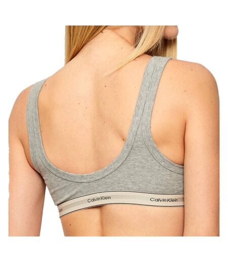Brassière grise femme calvin klein jeans unlined