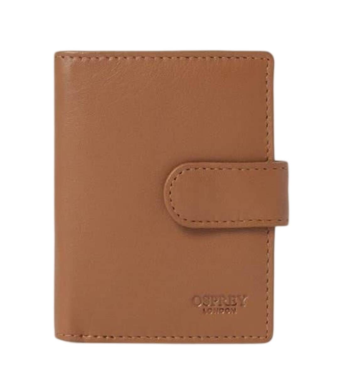 Wesley Leather Card Holder One Size Tan Osprey-1